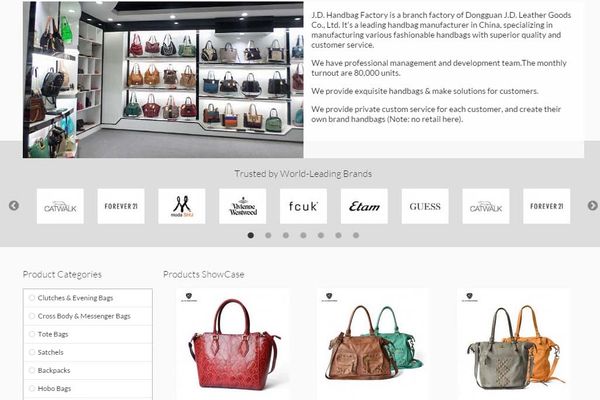 J.D. Handbag Factory Website Online Now