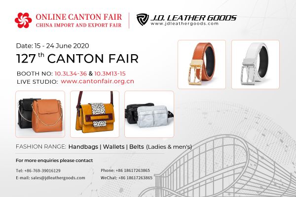 127th Canton Fair Invitation from J.D. Leather Goods