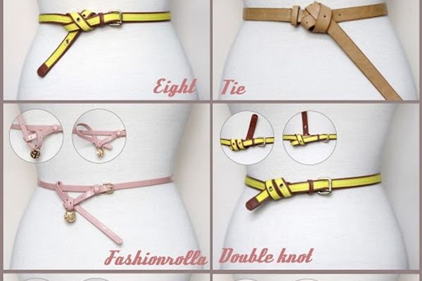 Learn to Tie a Skinny Belt