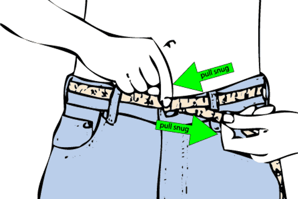 How Belt Size is Measured