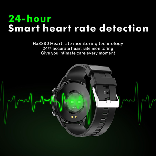 Q88 Bluetooth Call Men Smart Watch 46MM Full Round Watch - AK1980-Q88