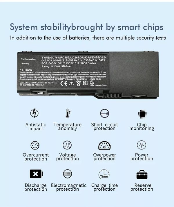 Dell 6400 Series Laptop Battery (6)