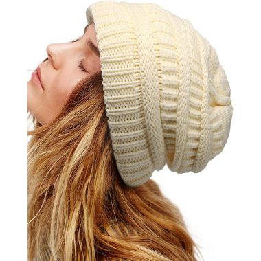 Fashion Unisex Satin Lined Winter Beanie Hats