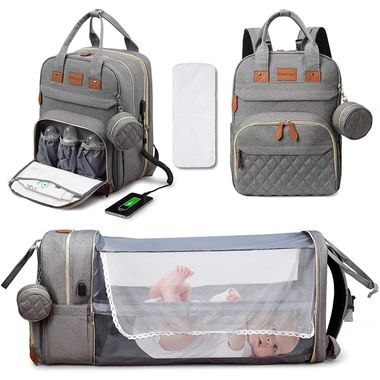 Diaper Backpack, Multifunction Waterproof Changing Bags