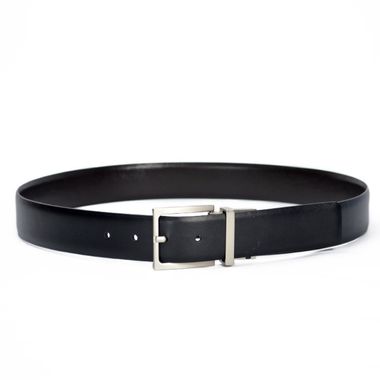 Mens Leather Split and PU Feather Belt for CK