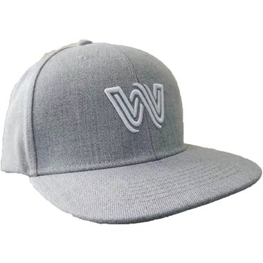 Snapback Hats Adjustable Hip Pop Baseball Cap Grey