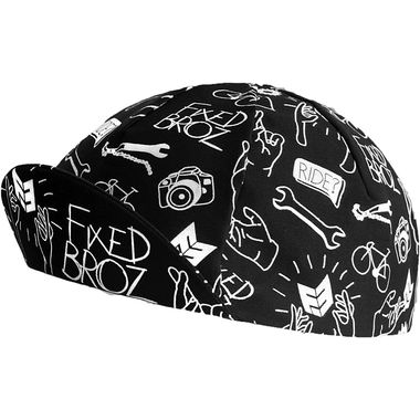 Classic Retro Polyester Black Series Cycling Caps