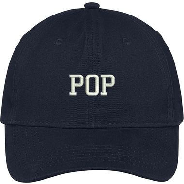 Pop Embroidered Low Profile Soft Cotton Brushed Hip Hop Cap