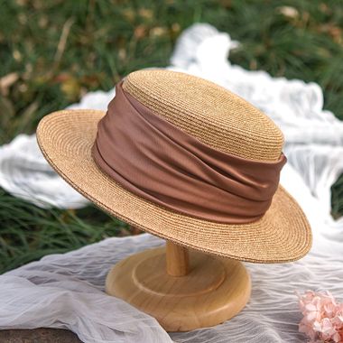 Classic Vintage French Elegance Straw Hat