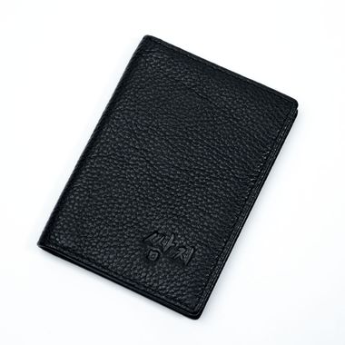 Man Classic PU Card Holder with Stamped Logo