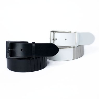 Men Fancy Bind with Metal Straps PU Belt