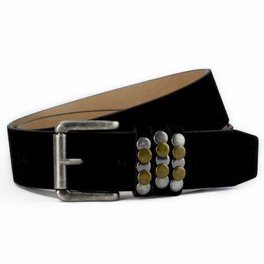 Women PU Belt With Punched Studs