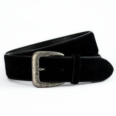 Man Cow Suede and Leather Split Belt