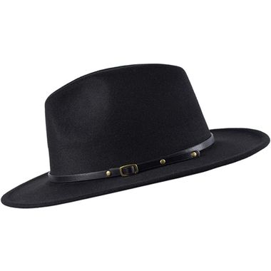 Wide Brim Fedora Soft Elegant Warm Fedore Cap