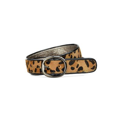 Fashion Leopard Printed Haircalf PU Belt