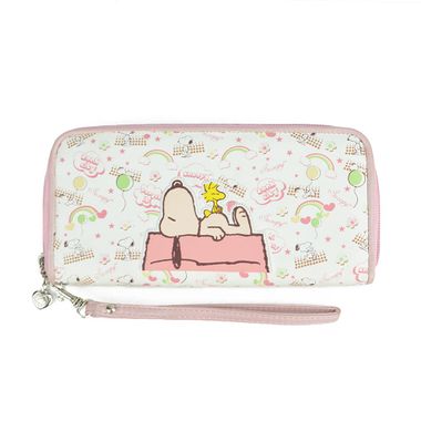 Girl Cute Snoopy Printed PU Purse with Removable Handle