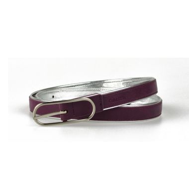 Lady Skinny Purple/Silver PU Belt for Calvin Klein Jeans