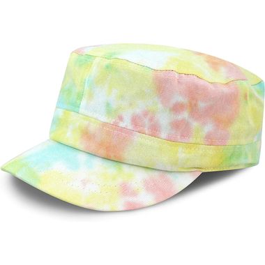 Tie Dye & Washed Cotton Basic Military Army Style Hat