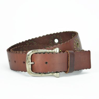 Ladies Wavy Leather Belt for Aéropostale