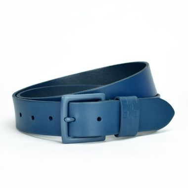 Ladies Leather Belt with Dyeing Dark Green