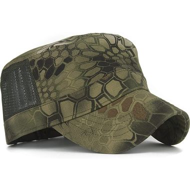 Mesh Snake Camo Army Cap Adjustable Military Hat