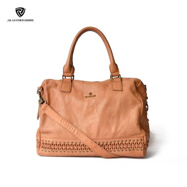 High Quality Cut & Stitched Handmade Genuine Leather Handbag