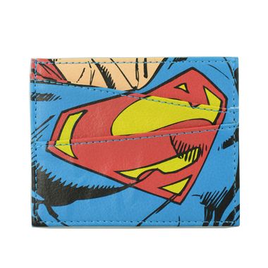 Superman Printed PU Card Case with PVC ID Window