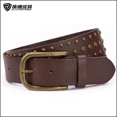 Woman Studded Leather Belt