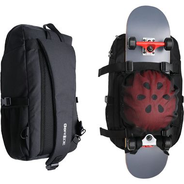 Skateboard Backpack Bag Carrier with Laptop Holder