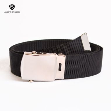 PP Belt with Iron Slider Buckle and Tip