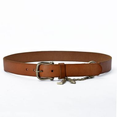 Ladies Leather Belt with Pendent