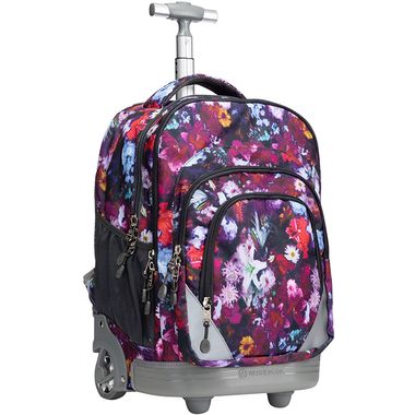 Wheeled Rolling Backpack for Adults and School Students