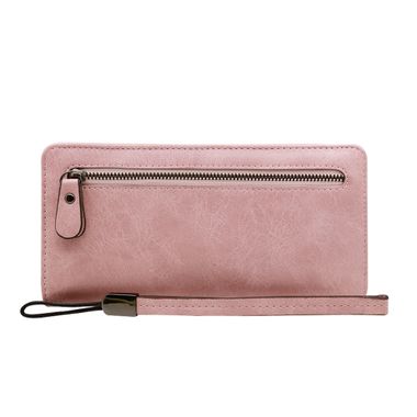 Long Type Women PU Leather Phone Wallet with Strap