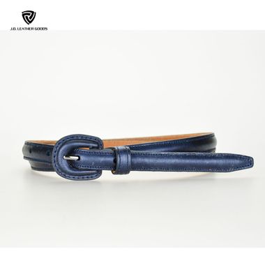 Women Narrow Split Leather Belt