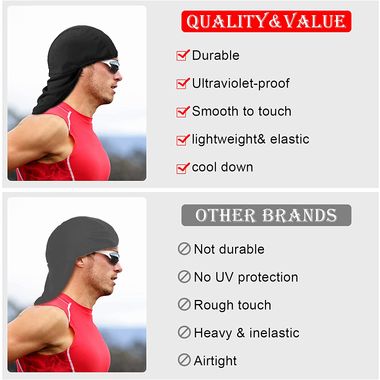 Sun Protection Skull Caps for Men Hard Hat Cycling Cap