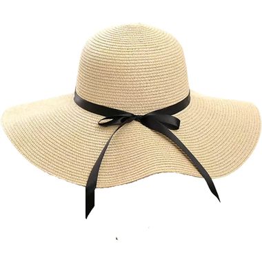 Summer Beach Sun Hat Floppy & Foldable with Large Wide Brim