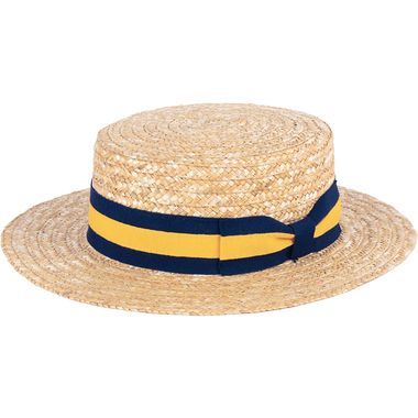 Straw Boater Fashion Hat Handmade in China