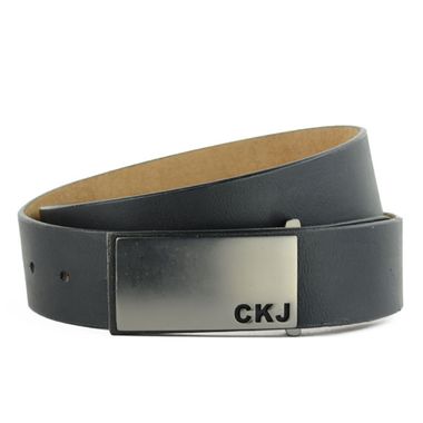 Calvin Klein Jeans Leather Belt for Men with Plain Buckle