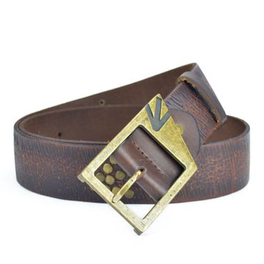 Men Leather Belt with Arrow Patterns