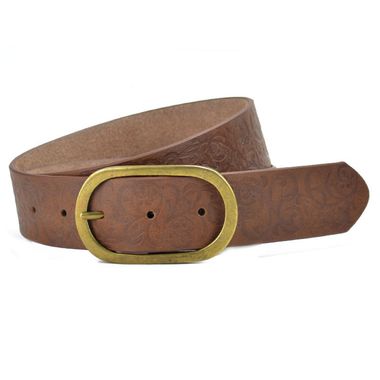 Women's Cow Suede and PU Belt