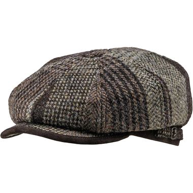 100% Harris Tweed Newsboy Hat Cabbie Hat