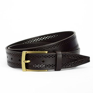 Men Leather Belt with Special Pattern