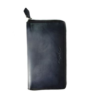 Custom Designer Men Zipper Leather Wallet