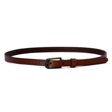 Women Waxed Leather Belt