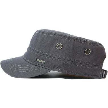 Men's Cotton Army Cap Cadet Hat Military Flat Top Cap