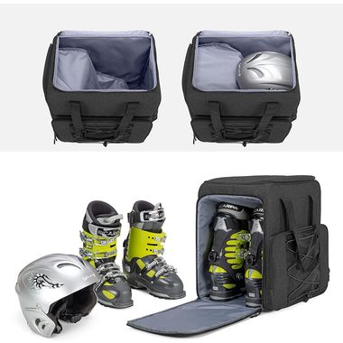 Ski Boot Bag, Snowboard Boot Bag for Air Travel