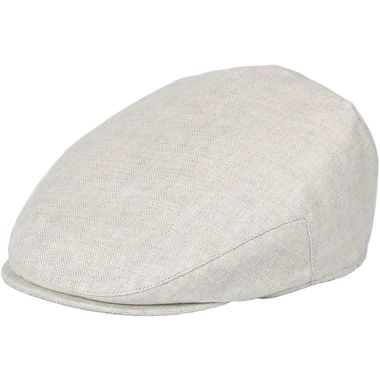 Men Linen Flat Ivy Breathable Summer Newsboy Hat