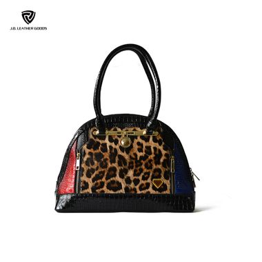 Leopard & Crocodile Pattern Lady Handbag