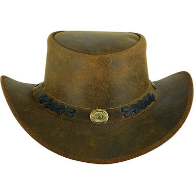 Braided Western Aussie Style Wide Brim Vintage Cowboy Hat