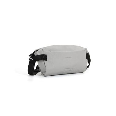 Unisex Simple Multifunctional Nylon Small Sling Bag with Key Buckle